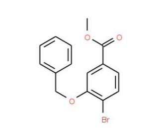 Methyl 3-(benzyloxy)-4-bromobenzoate (CAS 17054-26-1) - chemical structure image