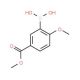 Methyl 3-borono-4-methoxybenzoate (CAS 221006-63-9) - chemical structure image