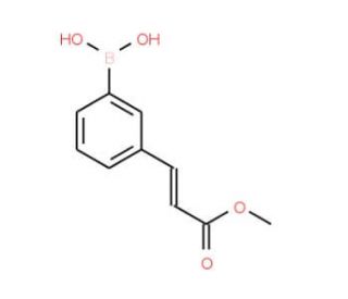 Methyl 3-boronocinnamate (CAS 380430-59-1) - chemical structure image