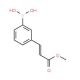 Methyl 3-boronocinnamate (CAS 380430-59-1) - chemical structure image