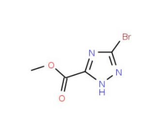 methyl 3-bromo-1H-1,2,4-triazole-5-carboxylate - chemical structure image