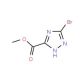methyl 3-bromo-1H-1,2,4-triazole-5-carboxylate - chemical structure image