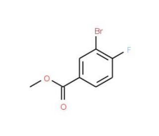 Methyl 3-bromo-4-fluorobenzoate (CAS 82702-31-6) - chemical structure image