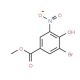 Methyl 3-bromo-4-hydroxy-5-nitrobenzoate (CAS 40258-72-8) - chemical structure image