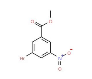 Methyl 3-bromo-5-nitrobenzoate (CAS 6307-87-5) - chemical structure image