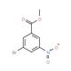 Methyl 3-bromo-5-nitrobenzoate (CAS 6307-87-5) - chemical structure image