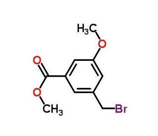Methyl-3-bromomethyl-5-methoxybenzoate (CAS 133357-62-7) - chemical structure image