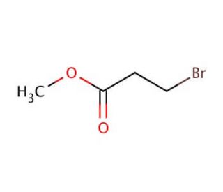 Methyl 3-bromopropionate (CAS 3395-91-3) - chemical structure image