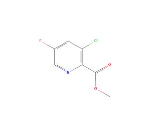 Methyl 3-chloro-5-fluoropyridine-2-carboxylate (CAS 1214387-31-1) - chemical structure image