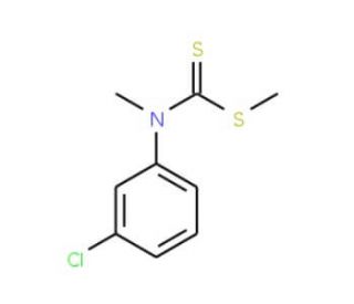 Methyl (3-chlorophenyl)methylcarbamodithioate - chemical structure image