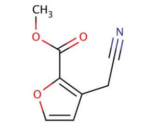 methyl 3-(cyanomethyl)-2-furoate - chemical structure image