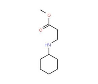 Methyl 3-(cyclohexylamino)propanoate - chemical structure image