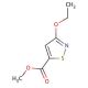 Methyl-3-ethoxyisothiazole-5-carboxylate (CAS 170953-74-9) - chemical structure image