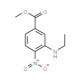 Methyl 3-(ethylamino)-4-nitrobenzenecarboxylate - chemical structure image