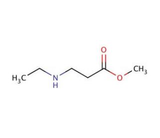 methyl 3-(ethylamino)propanoate (CAS 3440-30-0) - chemical structure image