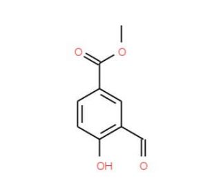 Methyl 3-formyl-4-hydroxybenzoate (CAS 24589-99-9) - chemical structure image