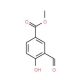 Methyl 3-formyl-4-hydroxybenzoate (CAS 24589-99-9) - chemical structure image