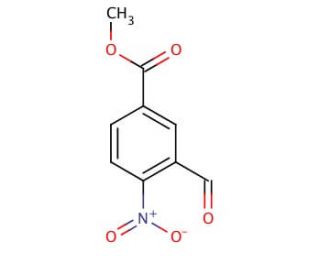 Methyl 3-formyl-4-nitrobenzoate (CAS 148625-35-8) - chemical structure image