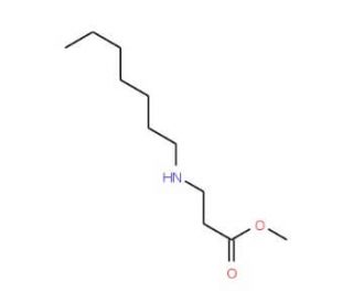 Methyl 3-(heptylamino)propanoate - chemical structure image