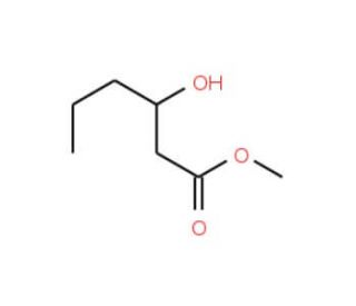 Methyl 3-Hydroxyhexanoate (CAS 21188-58-9) - chemical structure image