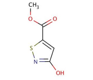 Methyl-3-hydroxyisothiazole-5-carboxylate (CAS 100241-89-2) - chemical structure image
