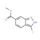 Methyl 3-iodo-1H-indazole-6-carboxylate (CAS 885518-82-1) - chemical structure image