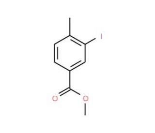 Methyl 3-iodo-4-methylbenzoate (CAS 90347-66-3) - chemical structure image