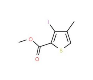 Methyl 3-Iodo-4-methylthiophene-2-carboxylate - chemical structure image