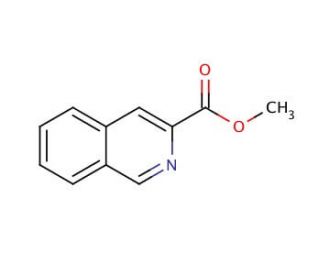 Methyl 3-isoquinolinecarboxylate (CAS 27104-73-0) - chemical structure image