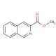 Methyl 3-isoquinolinecarboxylate (CAS 27104-73-0) - chemical structure image