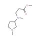 Methyl 3-[methyl(1-methylpyrrolidin-3-yl)amino]-propanoate - chemical structure image