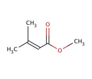 Methyl 3-methyl-2-butenoate (CAS 924-50-5) - chemical structure image