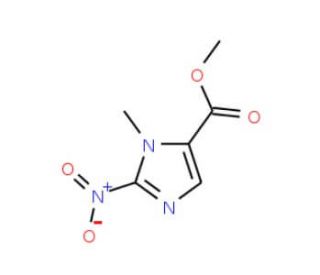 Methyl 3-methyl-2-nitro-3H-imidazole-4-carboxylate (CAS 40361-79-3) - chemical structure image