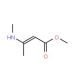 Methyl 3-(methylamino)but-2-enoate (CAS 13412-12-9) - chemical structure image