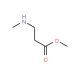 methyl 3-(methylamino)propanoate - chemical structure image