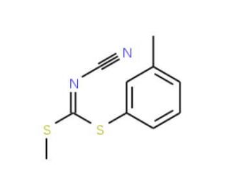 Methyl (3-methylphenyl)cyanocarbonimidodithioate (CAS 152381-93-6) - chemical structure image