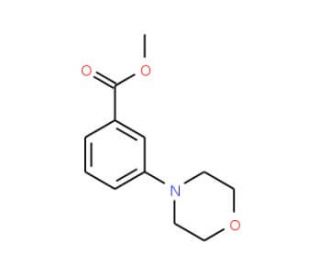 Methyl 3-morpholinobenzoate (CAS 197172-69-3) - chemical structure image