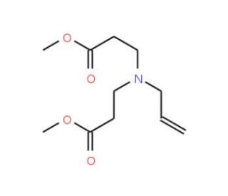 Methyl 3-[N-Allyl-N-(2-methoxycarbonylethyl)]aminopropionate (CAS 887406-92-0) - chemical structure image