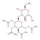 Methyl 3-O-(2′,3′,4′,6′-O-Tetraacetyl-α-D-mannopyranosyl)-α-D-mannopyranoside - chemical structure image