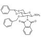 Methyl 3-O-Benzyl-4,6-O-benzylidene-2-deoxy-2-N-phthalimido- β-D-glucopyranoside 的分子结构, CAS编号: 97276-96-5 Methyl 3-O-Benzyl-4,6-O-benzylidene-2-deoxy-2-N-phthalimido- β-D-glucopyranoside (CAS 97276-96-5) - chemical structure image