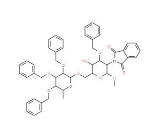 Methyl 3-O-benzyl-6-O-(2,3,4-tri-O-benzyl-a-L-fucopyranosyl)-2-deoxy-2-phthalimido-b-D-glucopyranoside (CAS 97242-86-9) - che