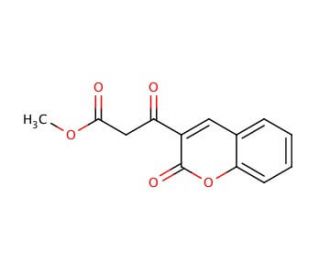 methyl 3-oxo-3-(2-oxo-2H-chromen-3-yl)propanoate - chemical structure image