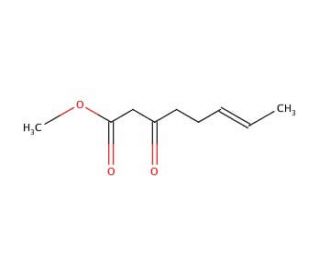 Methyl 3-oxo-6-octenoate, predominantly trans (CAS 110874-83-4) - chemical structure image