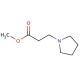 methyl 3-(pyrrolidin-1-yl)propanoate (CAS 22041-21-0) - chemical structure image