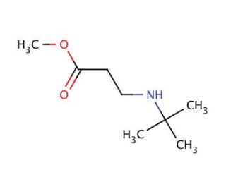 Methyl 3-(tert-butylamino)propanoate - chemical structure image