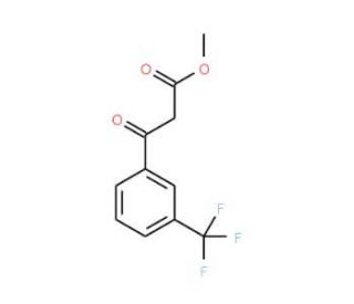 Methyl 3-(trifluoromethyl)benzoyl acetate (CAS 93618-66-7) - chemical structure image