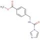 methyl 4-{[(1H-imidazol-1-ylcarbonyl)amino]methyl}benzoate - chemical structure image