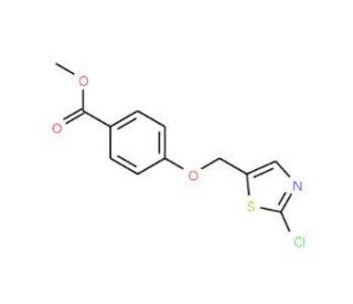 Methyl 4-[(2-chloro-1,3-thiazol-5-yl)methoxy]-benzenecarboxylate - chemical structure image