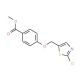 Methyl 4-[(2-chloro-1,3-thiazol-5-yl)methoxy]-benzenecarboxylate - chemical structure image
