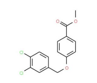 Methyl 4-[(3,4-dichlorobenzyl)oxy]-benzenecarboxylate - chemical structure image